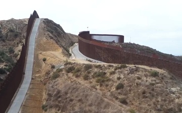 San Diego Primary and Secondary Border Barrier - Border Wall (without Titles)