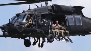 B-roll Footage of Soldiers with 5th Special Forces Group (Airborne) conducting airborne operations