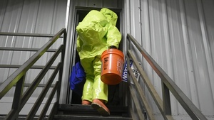Oklahoma National Guard unit cross trains with Midwest City Fire Department