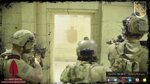 Video created in support of the Special Operations Recruiting Battalion Campaign