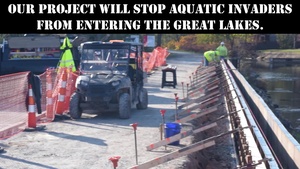 Ohio-Erie Canal project combats threats on the Great Lakes