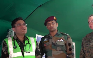 Tiger TRIUMPH: Humanitarian Assistance Disaster Relief training in India B-roll