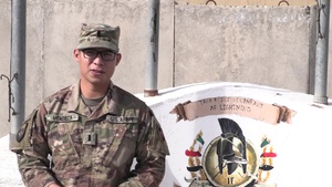 1LT Oscar Mendoza Holiday Shoutout