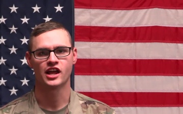 PFC Lane Webb Holiday Shoutout