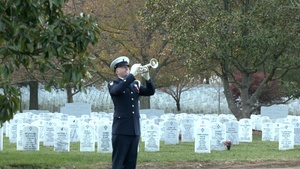 Military Funeral Honors for U.S. Coast Guard Petty Officer First Class Nicholas Bogue in Section 60