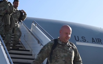 KC-10 Extender aircrew returns to Travis after deployment