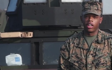 LCpl Douglas aboard the USS Germantown (LSD 42) sends Thanksgiving message home while deployed in the 7th Fleet AOR