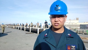 GHWB Sailors Align Cylinders
