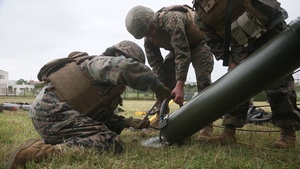 31st MEU Marines Conduct Tactical Elevated Antenna Mast System Setup Training