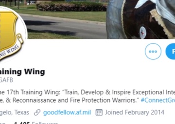 Goodfellow AFB Twitter page