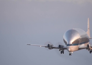 NASA Super Guppy Landing