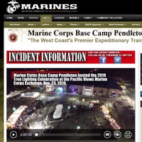 Camp Pendleton Incident Information