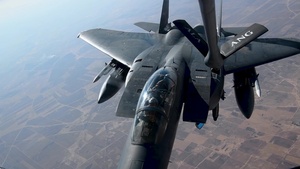 KC-135 AOR refueling mission