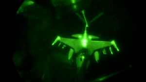KC-135 AOR Night Refueling Mission