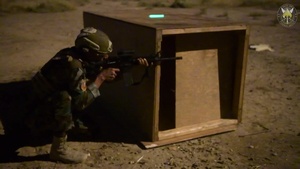 Iraqi Special Forces night live fire
