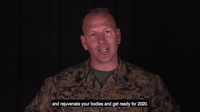 Sgt. Maj. Matthew Hackett gives a holiday message