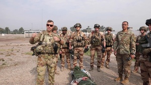 U.S. and French Coalition medical training exercise