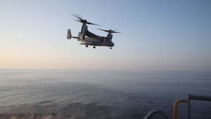 VMM-161 Logistics Run With The USS Lewis B. Puller (B-Roll)