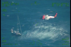 Coast Guard hoists man from disabled vessel 170 miles off Pamlico Sound, North Carolina