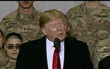 Trump Thanksgiving Visit to Troops in Afghanistan