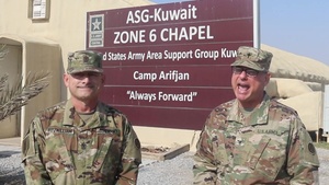 Holiday Shout Out from the USARCENT Forward Command Chaplain and Chief Religious Affairs NCO