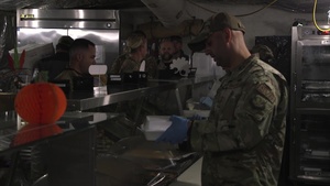 B-Roll of the 776th Services team at Chabelley Airfield, Djibouti
