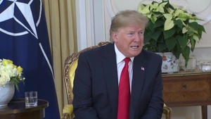 Secretary General Jens Stoltenberg meets with US President Donald Trump (Q&A Part 1)