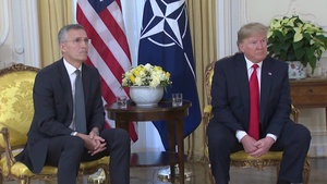 Secretary General Jens Stoltenberg Meets with US President Donald Trump (Q&A Part 2)