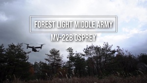 Forest Light Middle Army MV-22B On-Off Drills