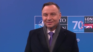 Doorstep statement by Andrzej Duda, President of Poland, upon Arrival at Leaders Meeting