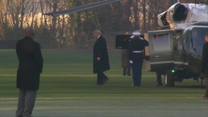 Leaders Meeting: Helicopter Arrival of the President of the United States