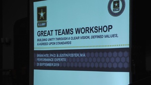 Army Sustainment Command holds 'Great Teams' workshop to improve workplace