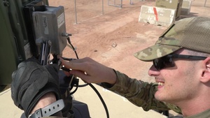 5th Combat Communications Squadron sets up a Radio Frequency Kit