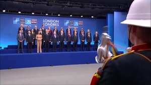 Family photo of NATO Heads of State and Government at Leaders Meeting