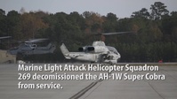 AH-1W Sundown Ceremony