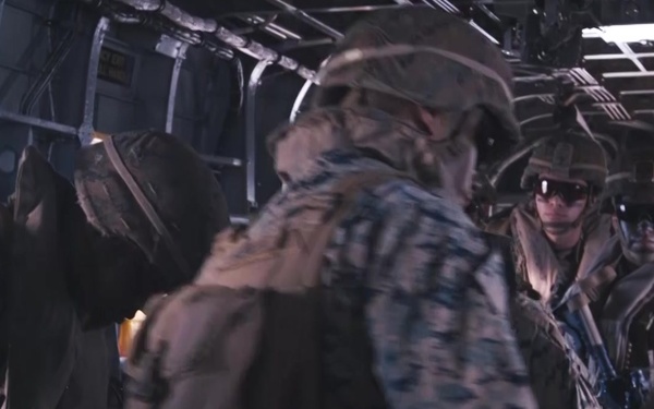 (B-ROLL) Same-day Shipping: 3rd MAW Egresses 1st MARDIV