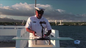 USS Utah Memorial Sunset Ceremony