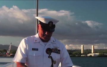 USS Utah Memorial Sunset Ceremony