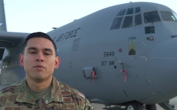 Staff Sgt. Zach Molina holiday greeting - San Antonio, TX