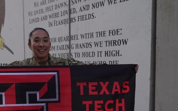 Capt. Jeree Milam holiday greeting - Texas Tech University