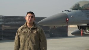 Senior Airman Armando Salazar holiday greeting - Eagle Pass, TX