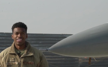 Senior Airman Keittaro Brealon holiday greeting - Columbia, SC