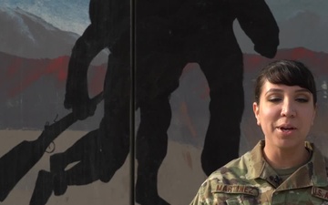 Staff Sgt. Marina Martinez holiday greeting - Tucson, AZ