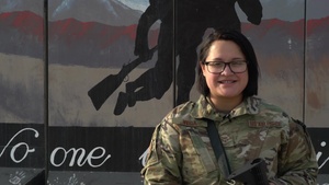 Airman 1st Class Ashleigh Vega holiday greeting - El Paso, TX