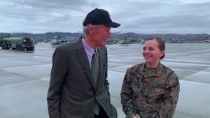 B-Roll: Clint Eastwood visits MCB Camp Pendleton