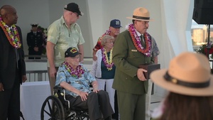USS Arizona Survivor Lauren Bruner Interment Ceremony B-Roll Package