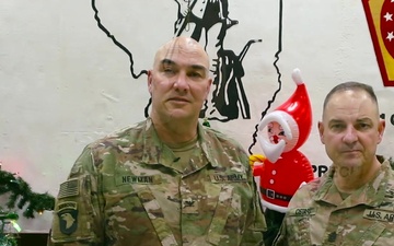 108th Sustainment Brigade Command Team Holiday Greeting