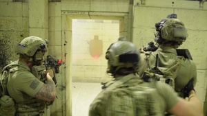Broll Footage of Green Berets conducting room clearing drills created in support of Special Operations Recruiting Battalion Campaign