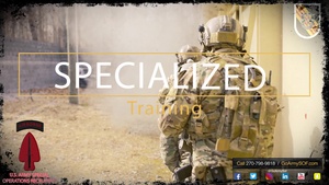 Video of Special Operations Soldiers conducting room clearing drills.