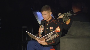 *B-Roll* III MEF Band performs Christmas concert